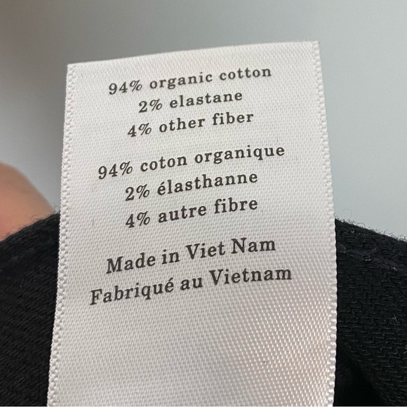Everlane The Slim 4 Way Stretch Organic Jean Uniform Black - Picture 8 of 10